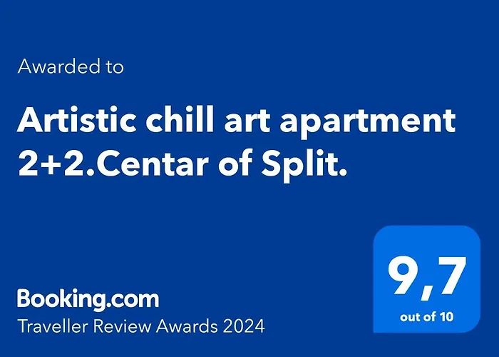 Artistic Chill Art Apartment 2+2.Centar Of Split.